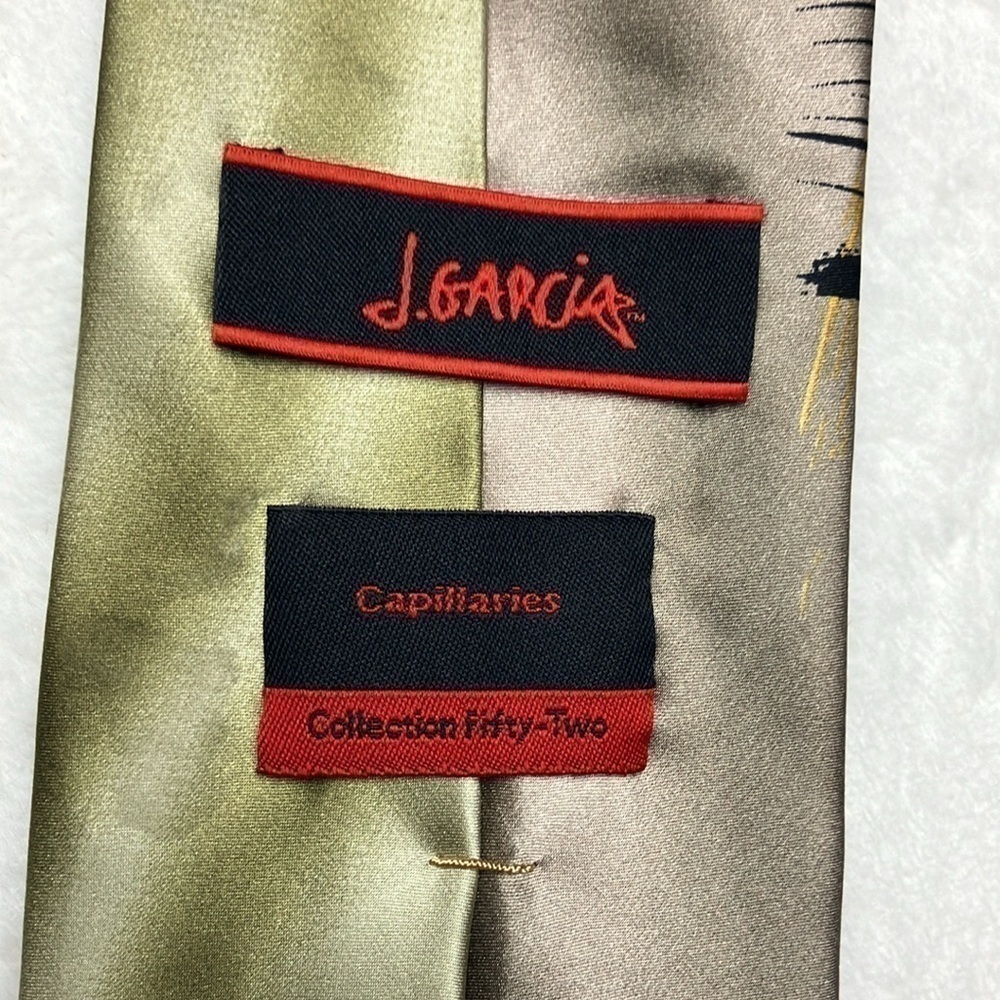 Vintage J Garcia Men’s Extra Long Tie - Picture 2 of 4